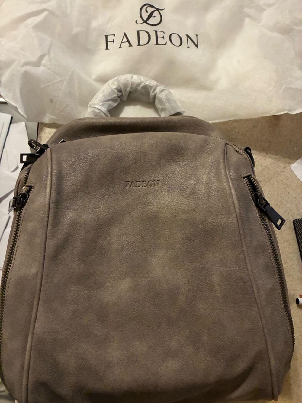 FADEON Mini Backpack Purse for Women and Shoulder Strap